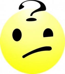 Confussed face